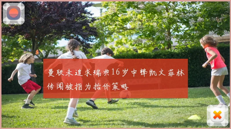 曼联未追求瑞典16岁中锋凯文菲林传闻被指为抬价策略